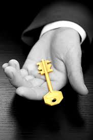 key and hand
